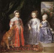 Anthony Van Dyck Portrait of the Children of Charles I of England Norge oil painting reproduction